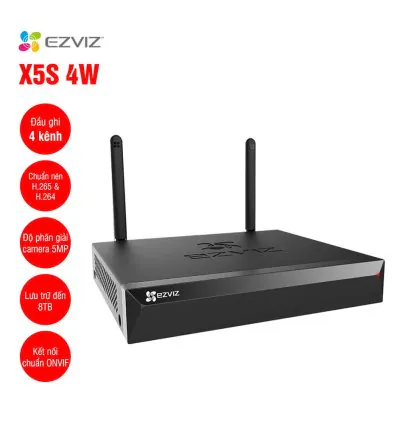Đầu ghi hình 4 kênh Ezviz CS-X5S-R100-4W