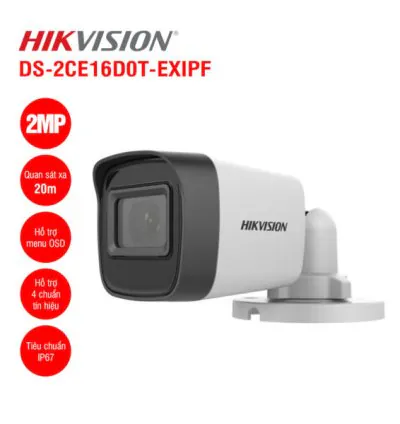 Camera HDTVI 2MP HIKVISION DS-2CE16D0T-EXIPF