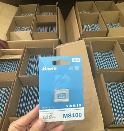 Thẻ nhớ Micro SD Biwin, MS100, 128GB, model: BMMS100128G-RGX