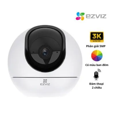 Camera WiFi thông minh 5MP EZVIZ H6 3K