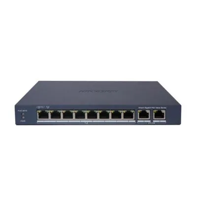 Switch mạng thông minh 8 cổng PoE Gigabit HIKVISION DS-3E1510P-EI/M
