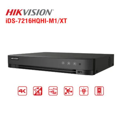 Đầu ghi 16 kênh Turbo ACUSENSE Hikvision iDS-7216HQHI-M1/XT