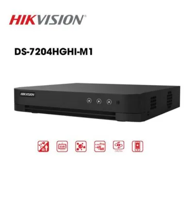 Đầu ghi hình 4 kênh Turbo HD 5 Hikvision DS-7204HGHI-M1