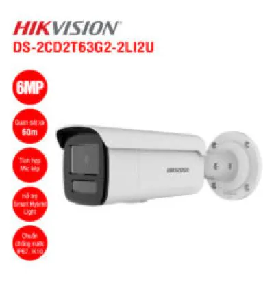 Camera IP 6MP Hikvision DS-2CD2T63G2-2LI2U
