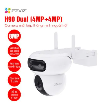 Camera mắt kép quay quét EZVIZ H90 Dual (2K+ & 2K+)