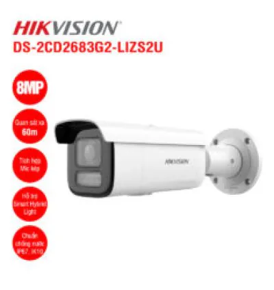 Camera IP 8MP Hikvision DS-2CD2683G2-LIZS2U