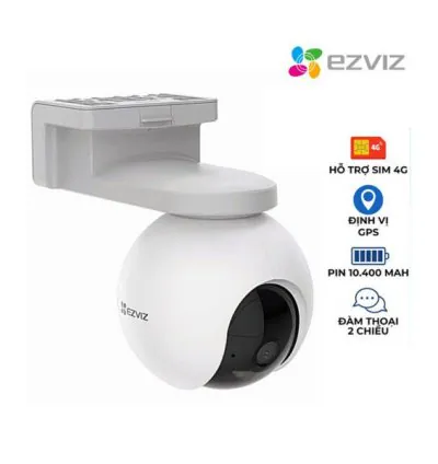 Camera Wifi quay quét dùng pin EZVIZ EB8 4G 2K