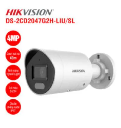 Camera IP 4MP Hikvision DS-2CD2047G2H-LIU/SL