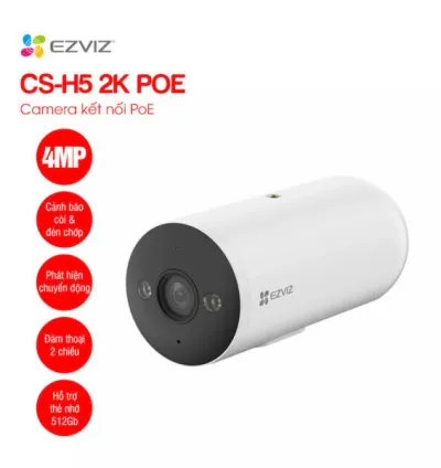Camera ngoài trời EZVIZ H5 PoE 2K