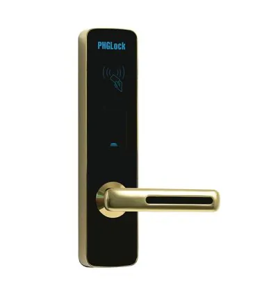 Khóa cửa điện tử cho khách sạn PHGLOCK RF7155 (Vàng)