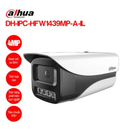 Camera IP 4MP DAHUA DH-IPC-HFW1439MP-A-IL