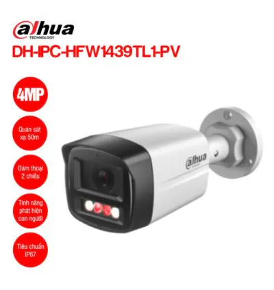 Camera IP 4MP DAHUA DH-IPC-HFW1439TL1-PV