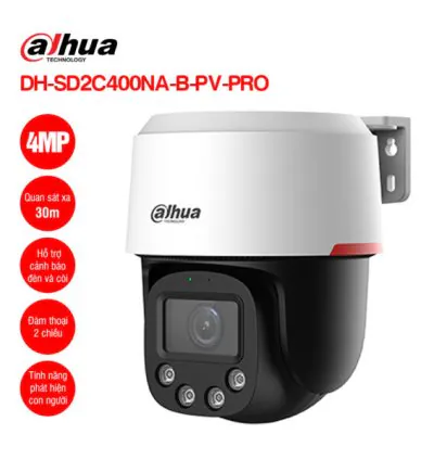 Camera IP PT 4MP DAHUA DH-SD2C400NA-B-PV-PRO