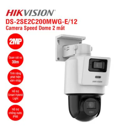 Camera IP Speed dome 2MP Hikvision DS-2SE2C200MWG-E/12