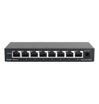 Switch 8 cổng 10/100/1000 BASE-T RUIJIE RG-ES108GD