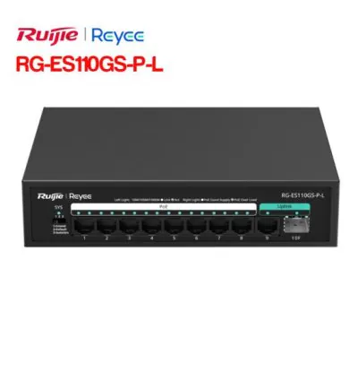 Unmanaged switch 8 cổng PoE RUIJIE RG-ES110GS-P-L