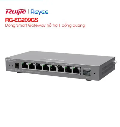 Smart Gateway 1 cổng quang RUIJIE REYEE RG-EG209GS